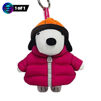 Puffer Jacket Snoopy Keychain (5in)