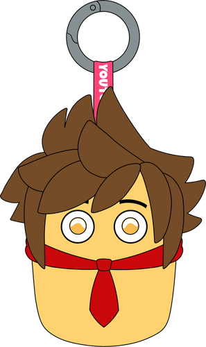 SuperButterBuns Keychain (5in)