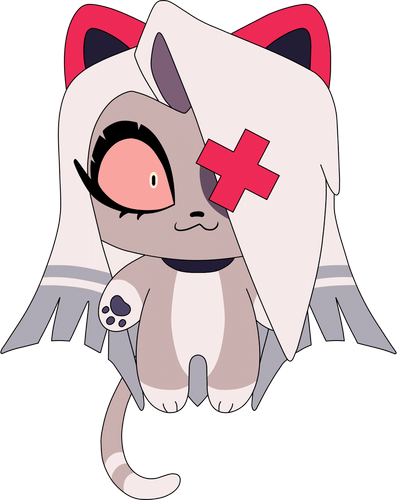 Kitty Vaggie Keychain (5in)