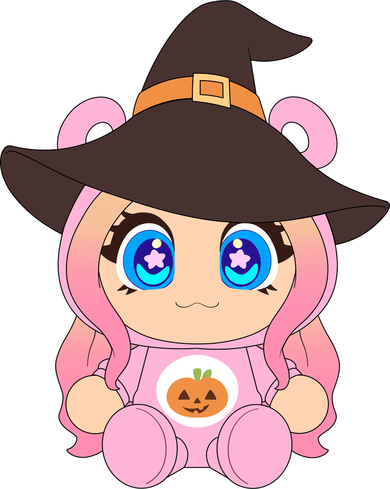 Spooky CallMehHaley Bear Plush (9in)