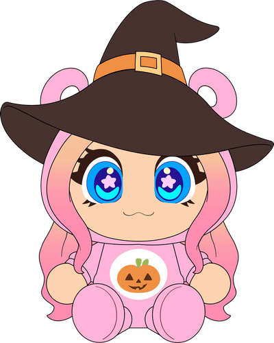 Spooky CallMehHaley Bear Plush (9in)