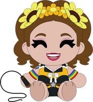 Tiny Girl Big Show Plush (9in)