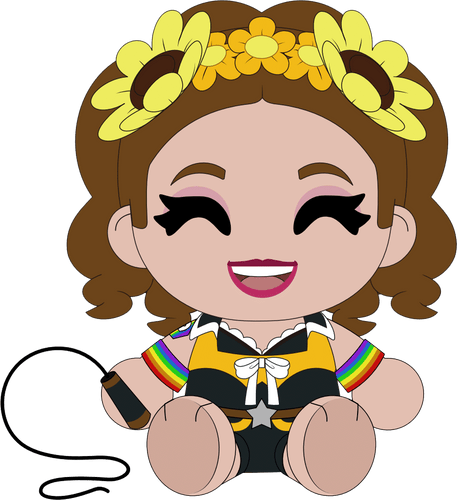 Tiny Girl Big Show Plush (9in)