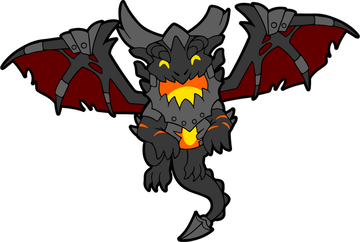 Concept of Deathwing Pin
