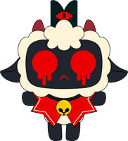 Possessed Lamb Keychain (5in)