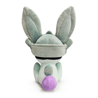 Grey Battle Bunny Plush (9in)