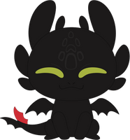 Toothless Keychain (5in)
