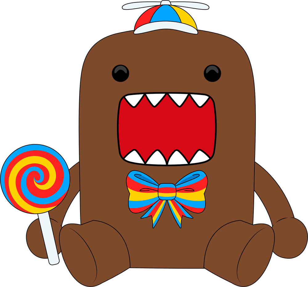 Lollipop Domo-Kun Plush (9in)
