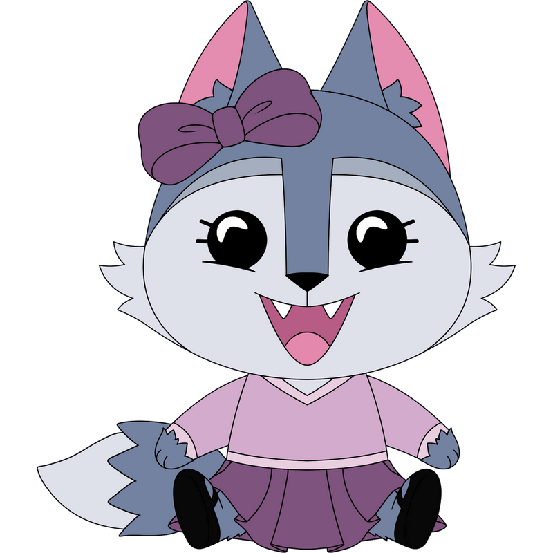 Didi The Werewolf Plush (9in) Concept Illustration