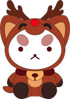 Reindeer Puppycat Plush (9in)