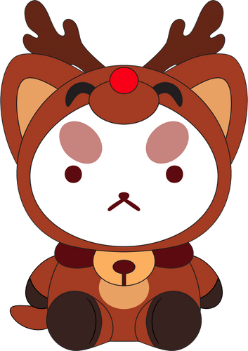 Reindeer Puppycat Plush (9in)