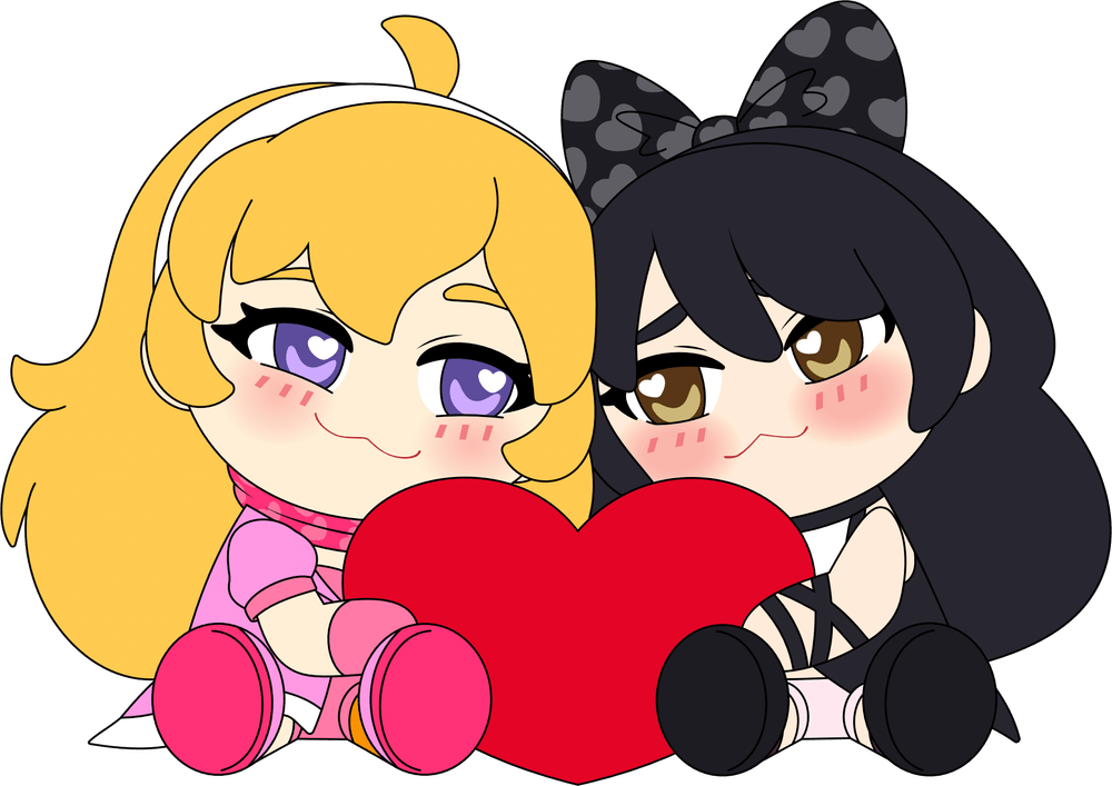 Valentine's Yang & Blake Plush (6in)