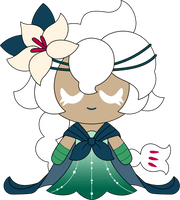 White Lily Cookie Plush (9in)