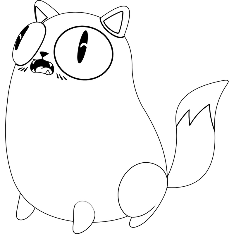 Derpy the Cat Plush (9in) Concept Illustration