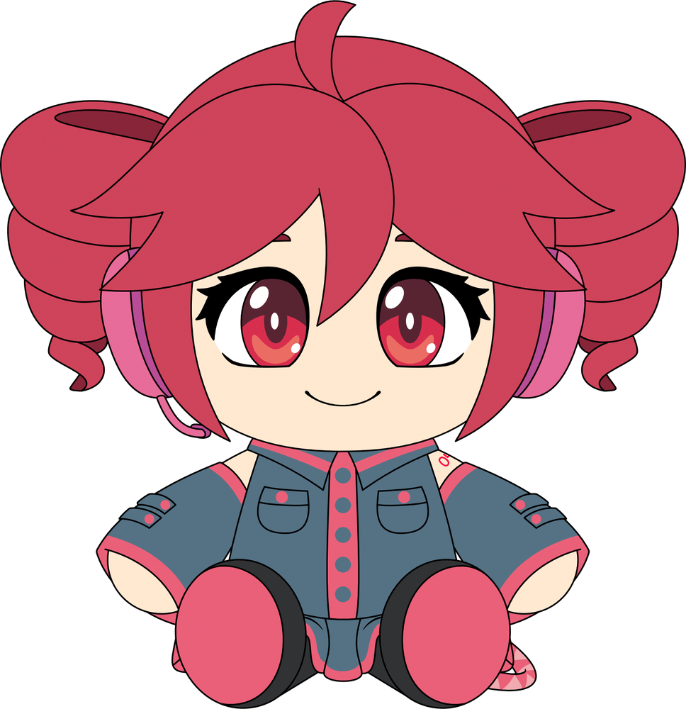 Kasane Teto Plush (9in)
