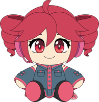 Kasane Teto Plush (9in)