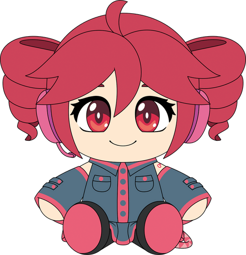 Kasane Teto Plush (9in)