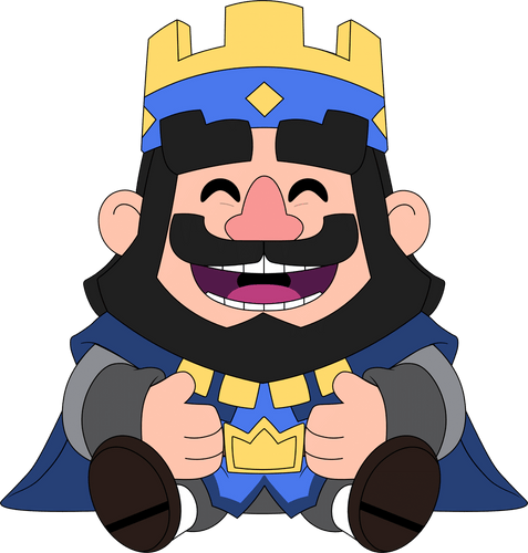 Blue King Plush (9in)