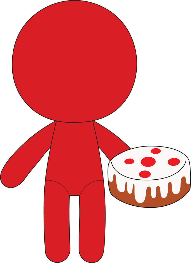 Baker Red Plush (9in)