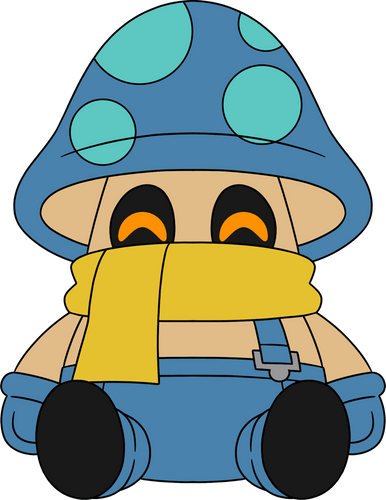 Concept of Mycellium Man Plush (9in)