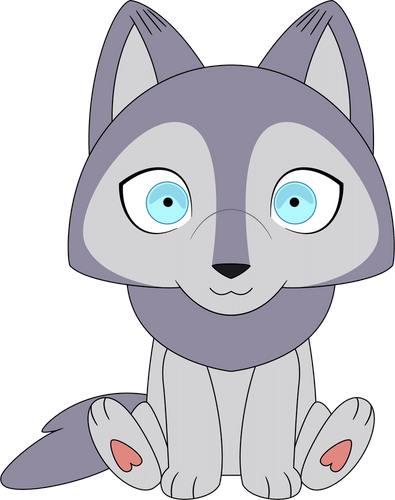 Wolf Robyn Plush (9in)