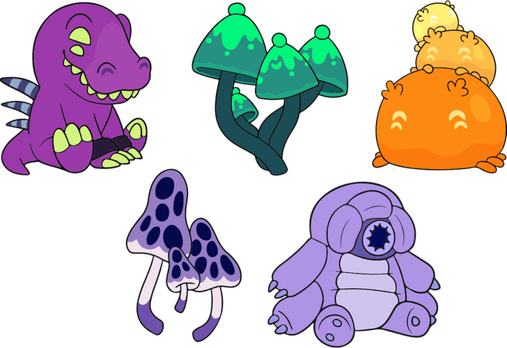 Concept of Risk of Rain 2 Pin Set