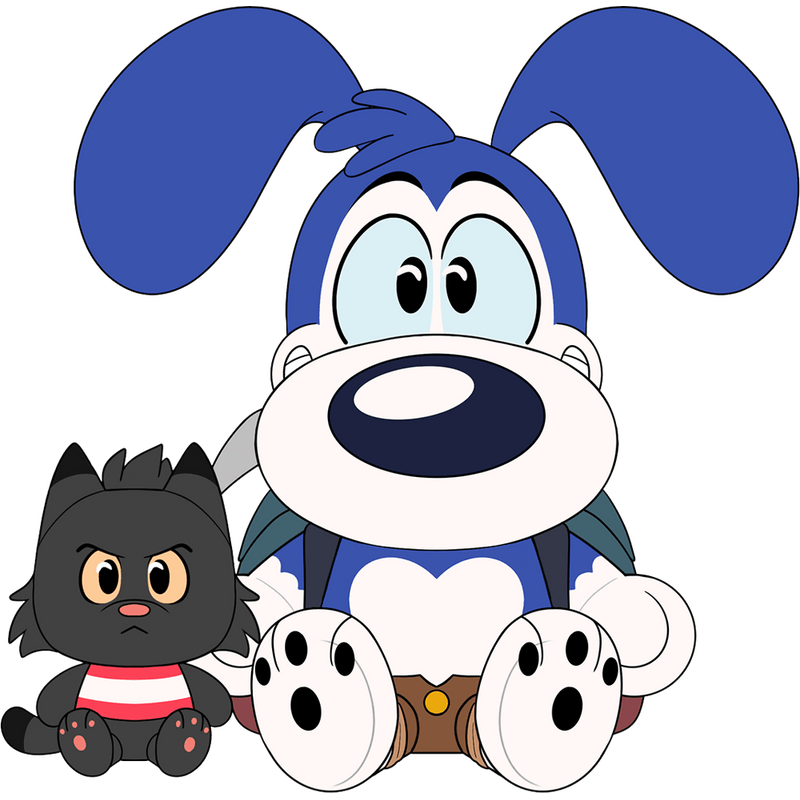 Pingo and Kati Plush (9in) Concept Illustration