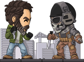 Captain Price vs Ghost