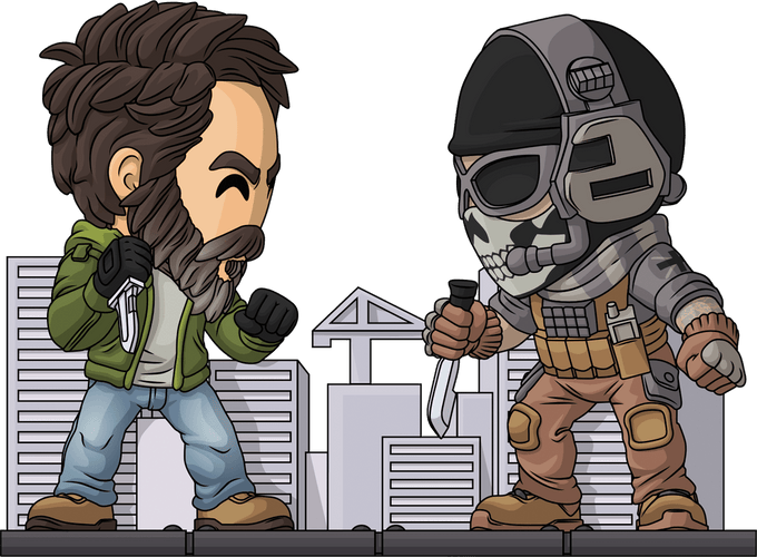 Captain Price vs Ghost
