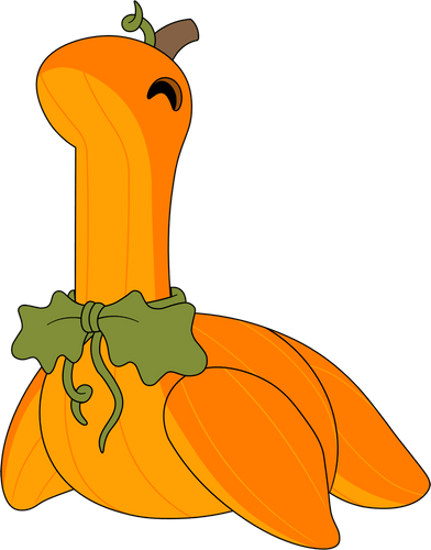 Pumpkin Nessie Plush (9in)