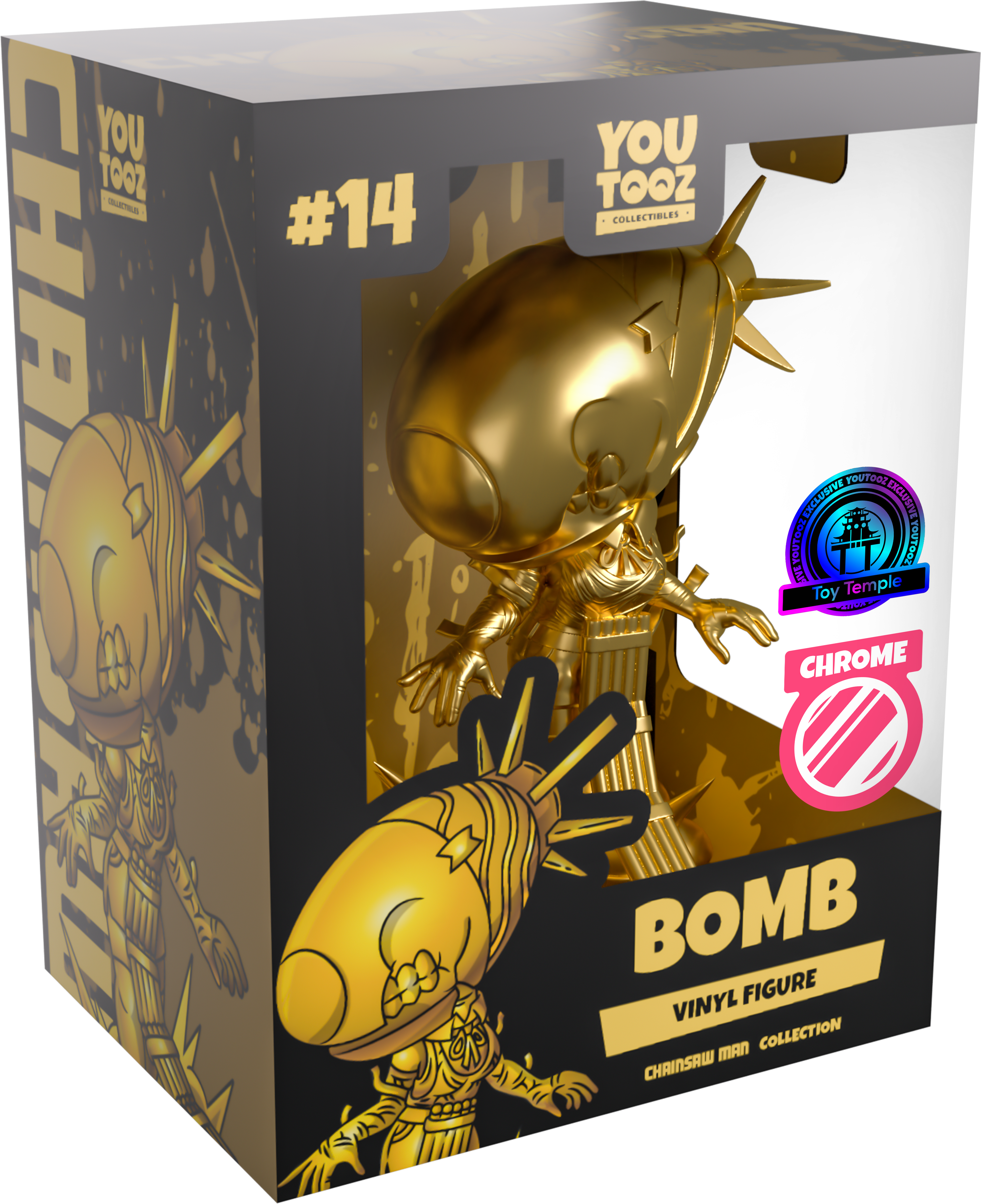 Gold Chrome Bomb – Youtooz Collectibles
