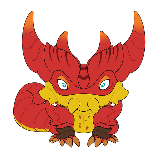 Gilick Plush (9in) Concept Illustration