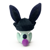 Black Battle Bunny Plush (9in)