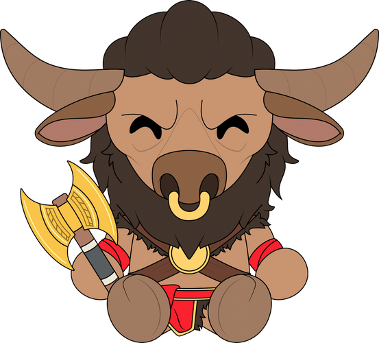Minotaur Plush (9in)