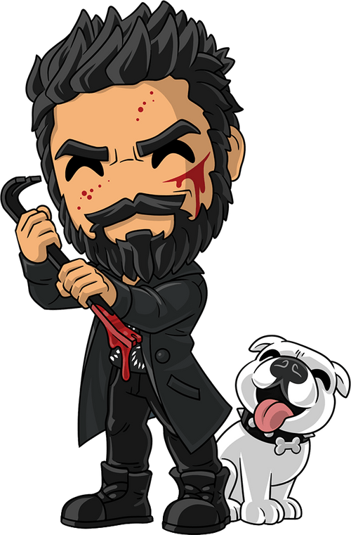 Billy Butcher and Terrorizer Concept Illustration