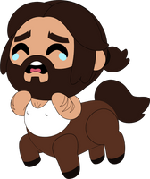 Half Horse Half Man Keychain (5in)