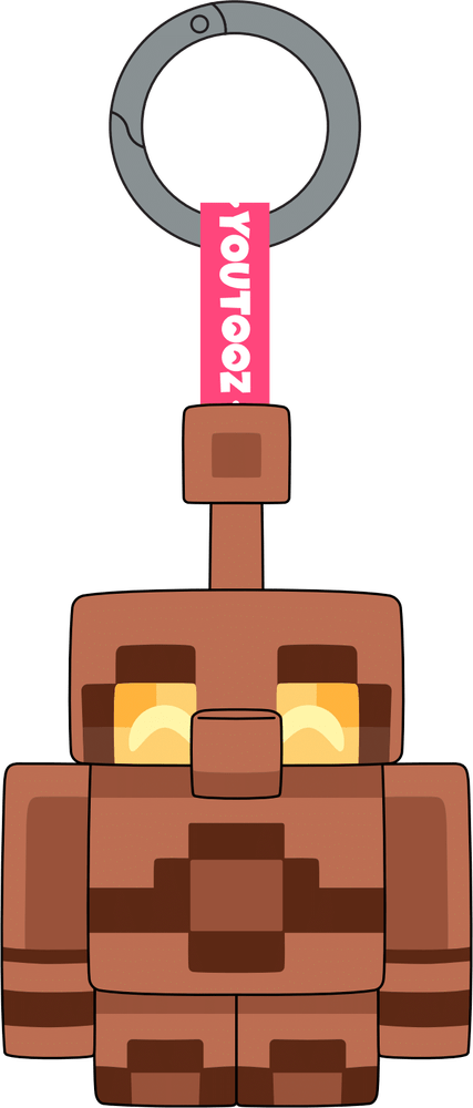 Copper Golem Keychain (5in)