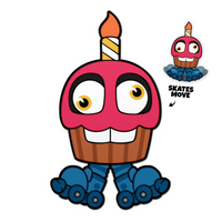 Party Mr Cupcake Bobble Pin