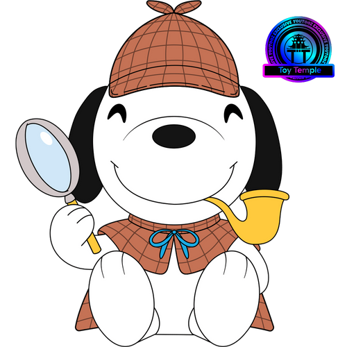 Concept of Sherlock Snoopy Plush (9in)
