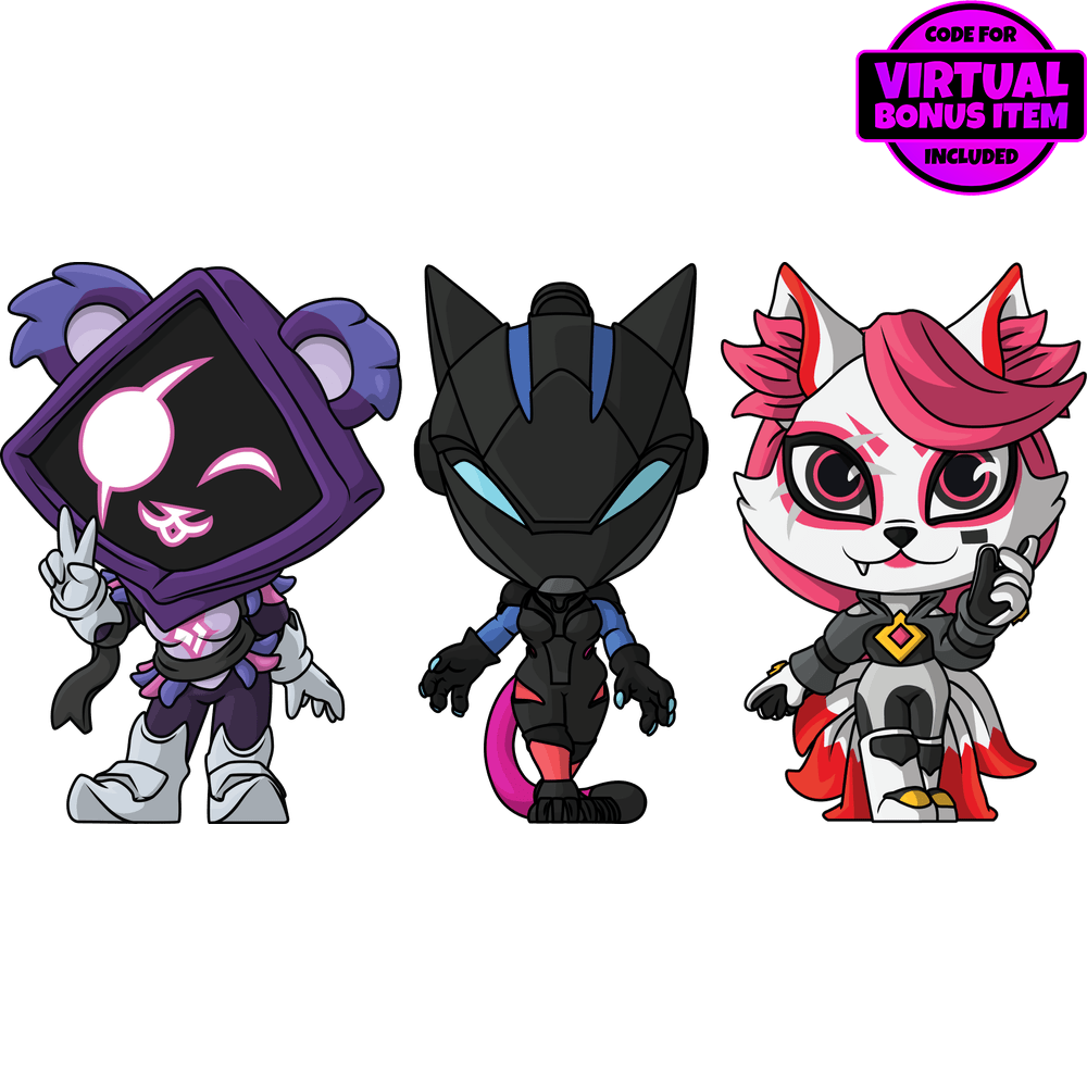 user_c7d7d101yukiemon TOYナイトボックス 4点 Raven Team Leader, Lynx & Kimiko Minitooz – Youtooz Collectibles