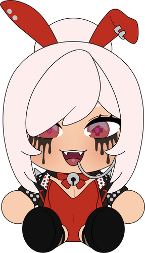 Fefe Punk Bunny Girl Plush (9in)