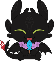 Summer Toothless Plush (9in)