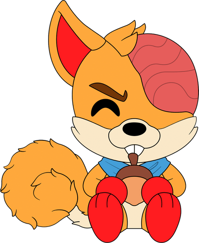 Concept of Dead Squirrel Plush (9in)