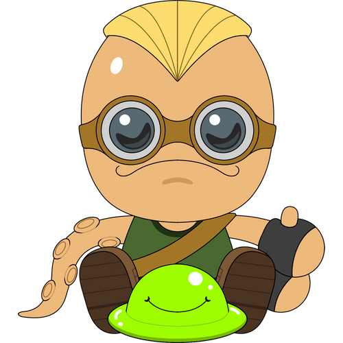 Radboy Plush (9in) Concept Illustration