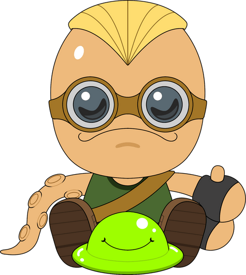 Radboy Plush (9in) Concept Illustration