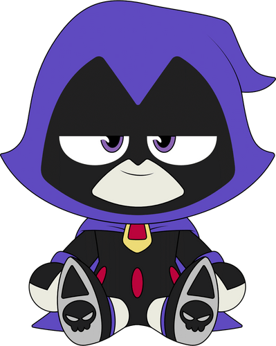 Concept of Raven Plush (9in)