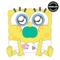 Baby Spongebob Keychain (5in)