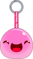 Radiant Pink Slime Keychain (5in)