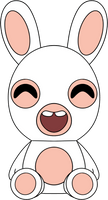Rabbids Sit Plush (9in)