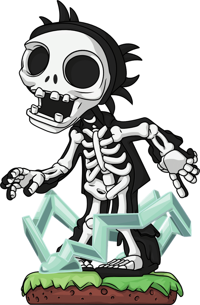 その他 TAGTOYS CROSSBONE ZOMBIE Electrified Zombie – Youtooz Collectibles